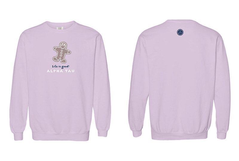 LIFE IS GOOD® Gingerbread Sorority Crewneck - 2XL - 3XL