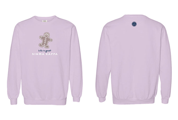 LIFE IS GOOD® Gingerbread Sorority Crewneck