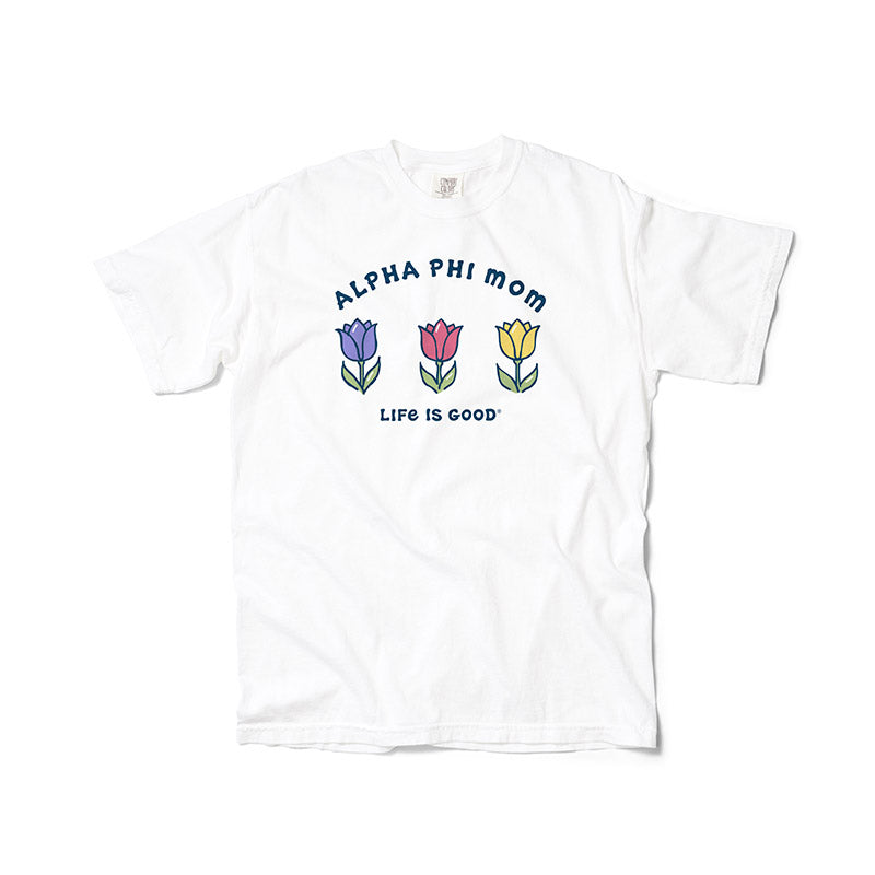 LIFE IS GOOD® Sorority Mom Tulip Tee - 2XL - 3XL