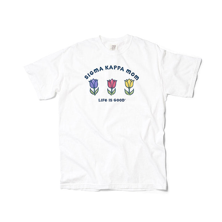 LIFE IS GOOD® Sorority Mom Tulip Tee - 2XL - 3XL