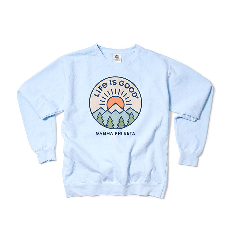 LIFE IS GOOD® Mountain Sorority Crewneck - 2XL - 3XL