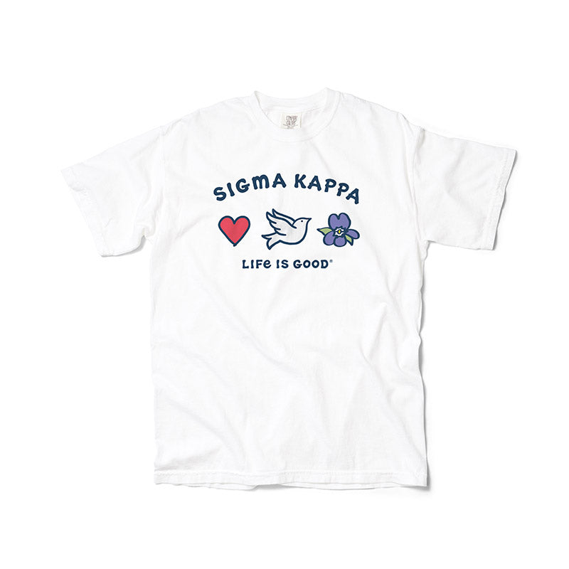 LIFE IS GOOD® Sorority Symbols Tee - 2XL - 3XL