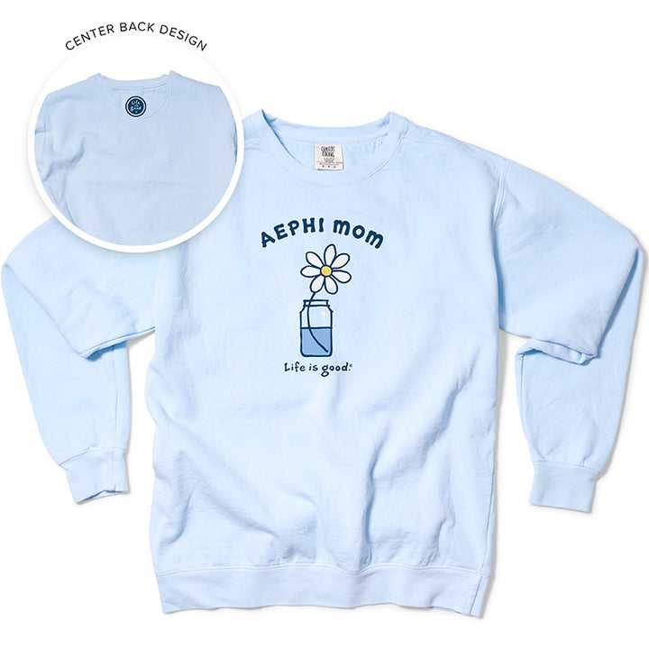 LIFE IS GOOD® Sorority Mom Crewneck - 2XL - 3XL