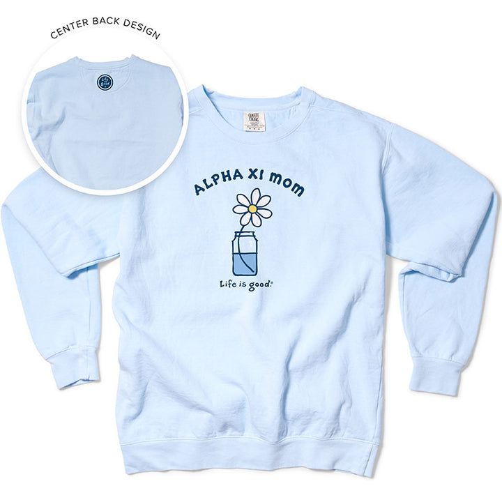 LIFE IS GOOD® Sorority Mom Crewneck - 2XL - 3XL