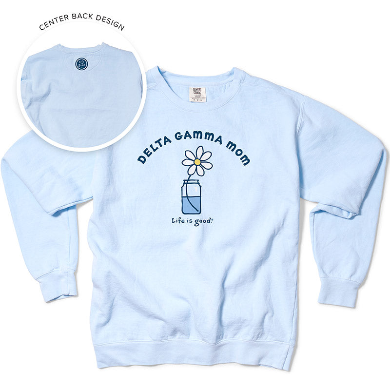 LIFE IS GOOD® Sorority Mom Crewneck - 2XL - 3XL