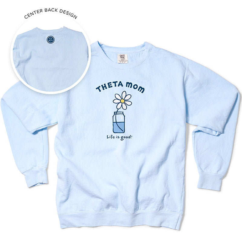 LIFE IS GOOD® Sorority Mom Crewneck - 2XL - 3XL