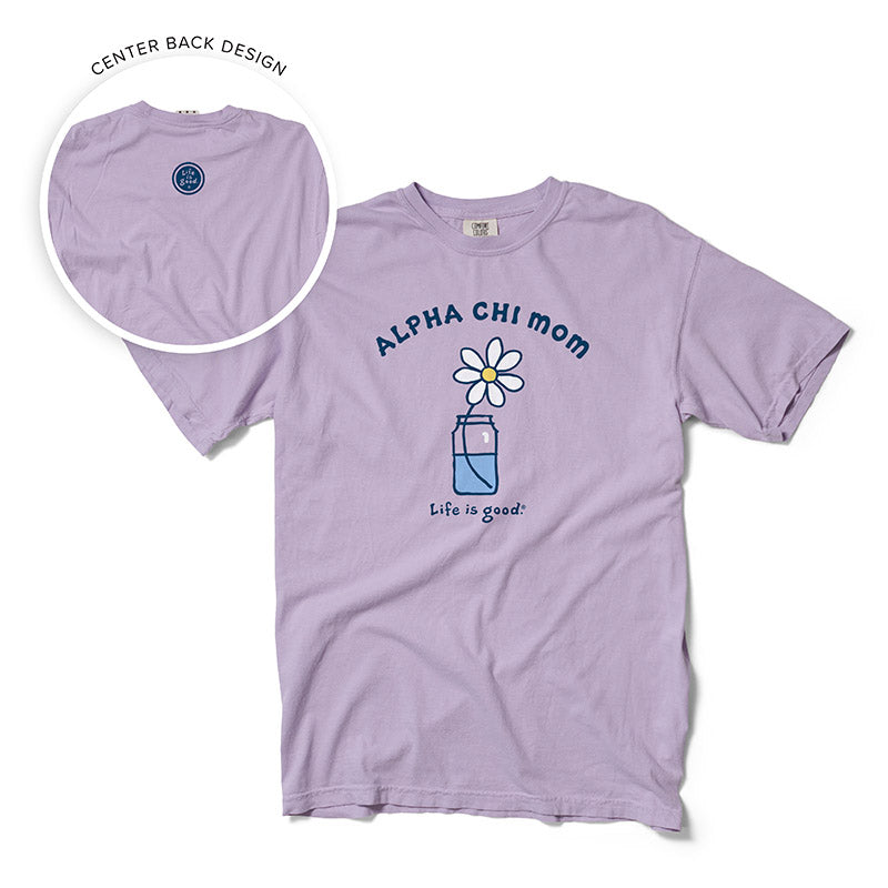 LIFE IS GOOD® Daisy Sorority Mom Tee - 2XL - 3XL