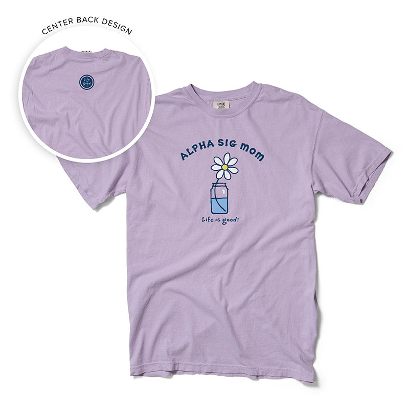 LIFE IS GOOD® Daisy Sorority Mom Tee - 2XL - 3XL