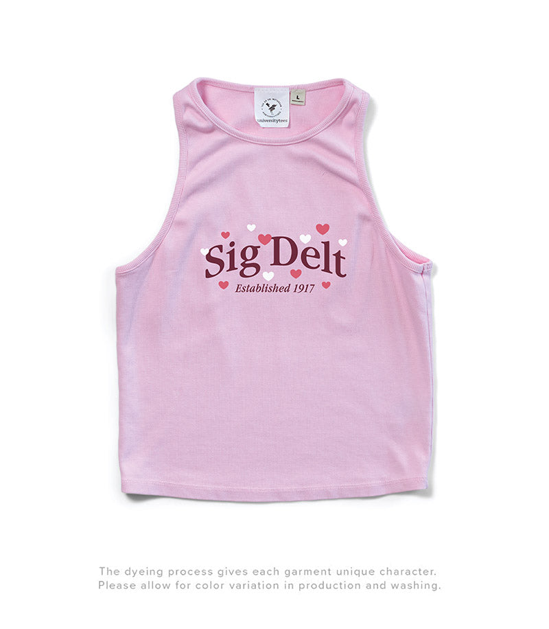 Bubblegum All Love Matching Set Sorority Tank