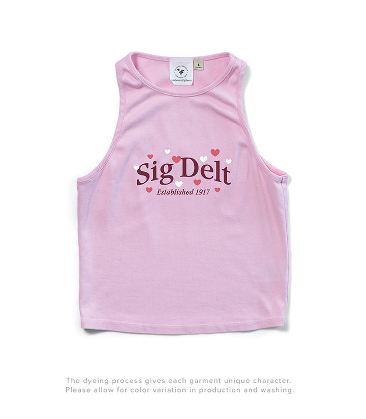 Bubblegum All Love Matching Set Sorority Tank