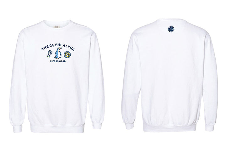 LIFE IS GOOD® Sorority Symbols Crewneck