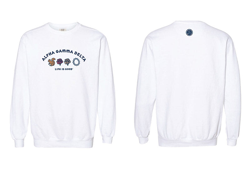 LIFE IS GOOD® Sorority Symbols Crewneck