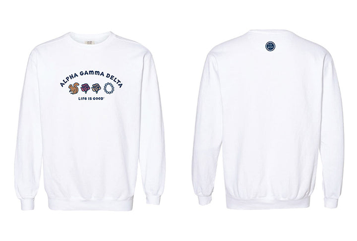 LIFE IS GOOD® Sorority Symbols Crewneck