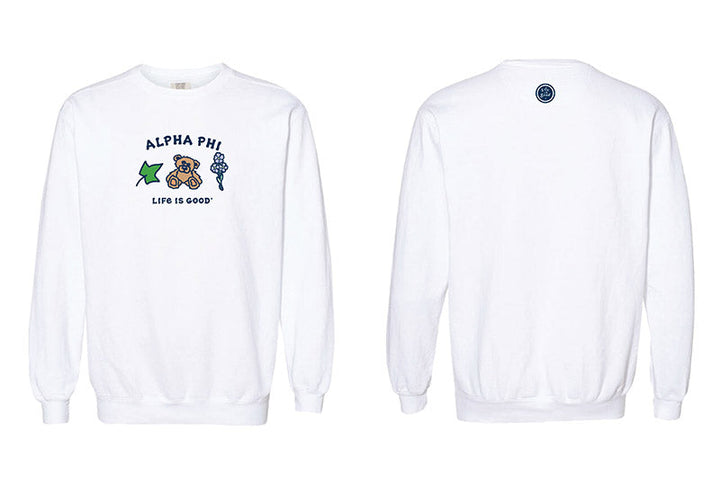 LIFE IS GOOD® Sorority Symbols Crewneck - 2XL - 3XL