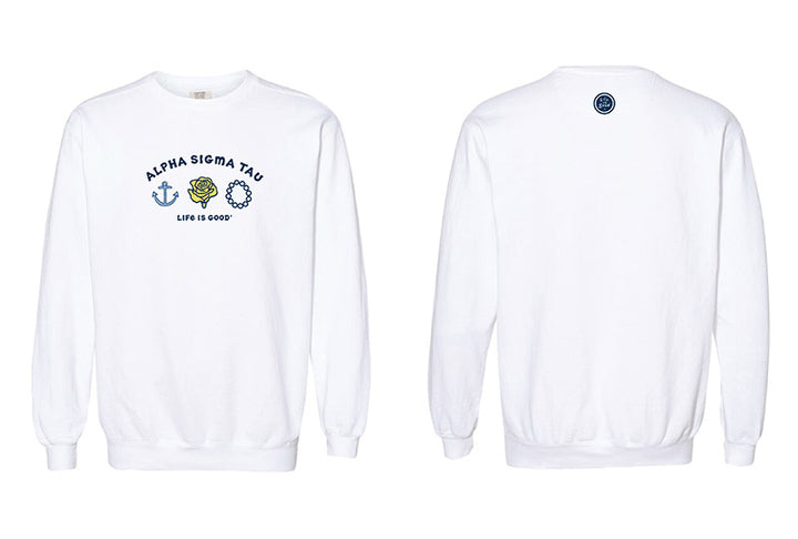 LIFE IS GOOD® Sorority Symbols Crewneck