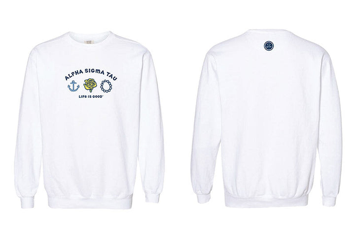 LIFE IS GOOD® Sorority Symbols Crewneck - 2XL - 3XL