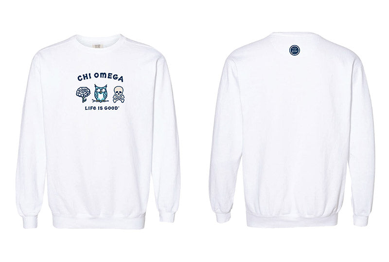 LIFE IS GOOD® Sorority Symbols Crewneck