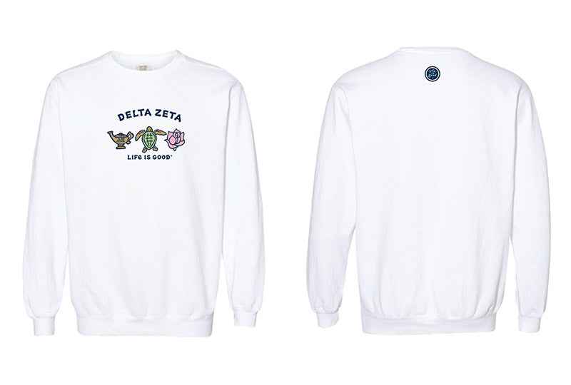 LIFE IS GOOD® Sorority Symbols Crewneck