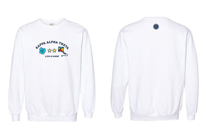 LIFE IS GOOD® Sorority Symbols Crewneck - 2XL - 3XL