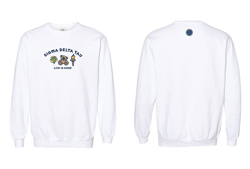 LIFE IS GOOD® Sorority Symbols Crewneck