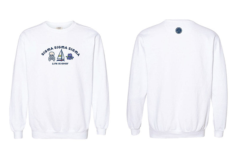 LIFE IS GOOD® Sorority Symbols Crewneck