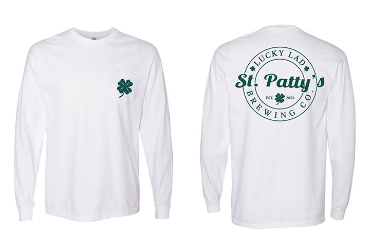 St. Patty's Brewing Co. Long Sleeve Pocket Tee