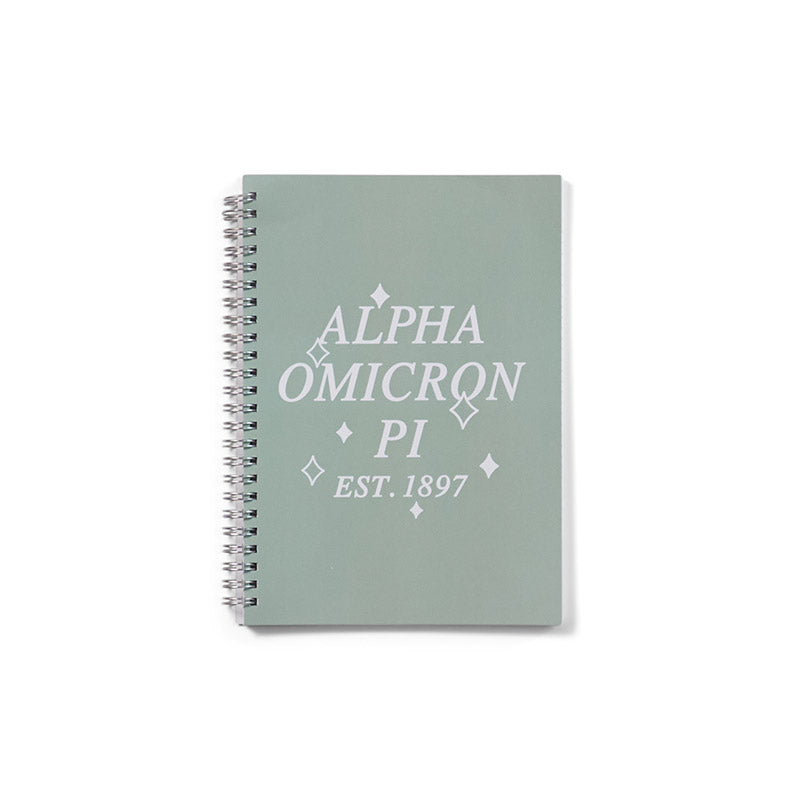 Green Sorority Notebook