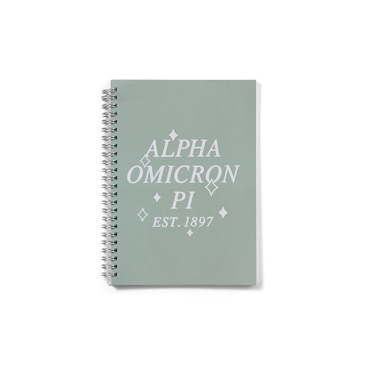 Green Sorority Notebook