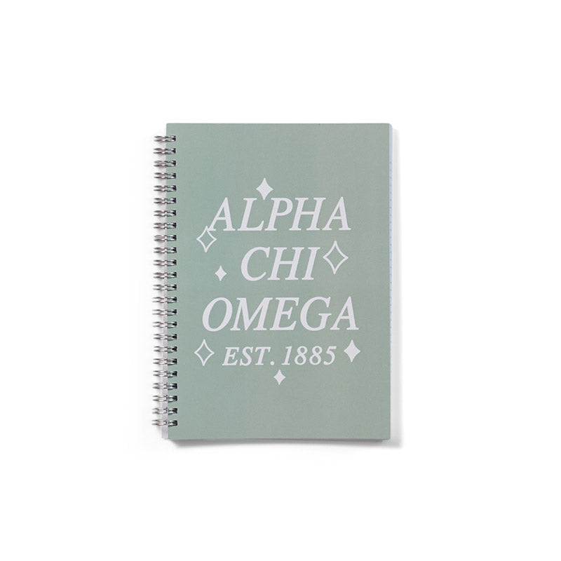 Green Sorority Notebook