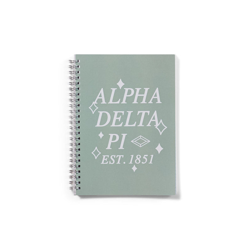 Green Sorority Notebook