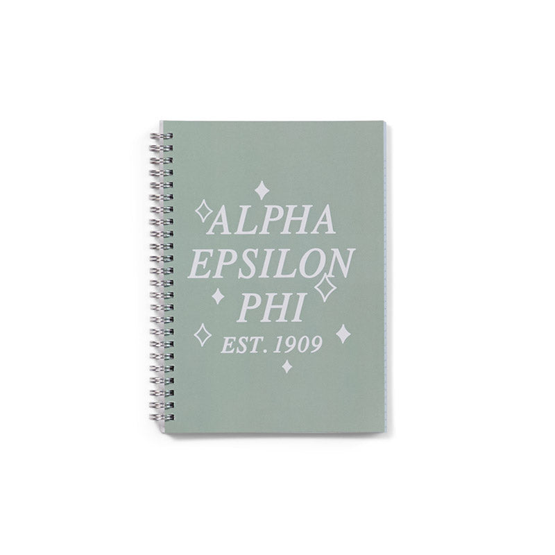 Green Sorority Notebook