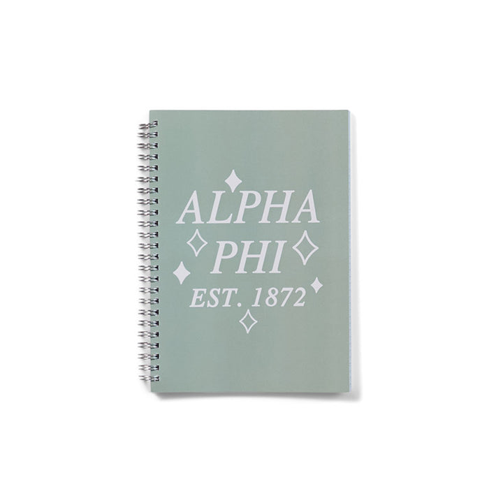 Green Sorority Notebook