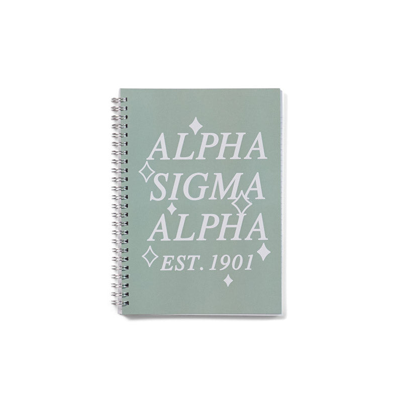 Green Sorority Notebook