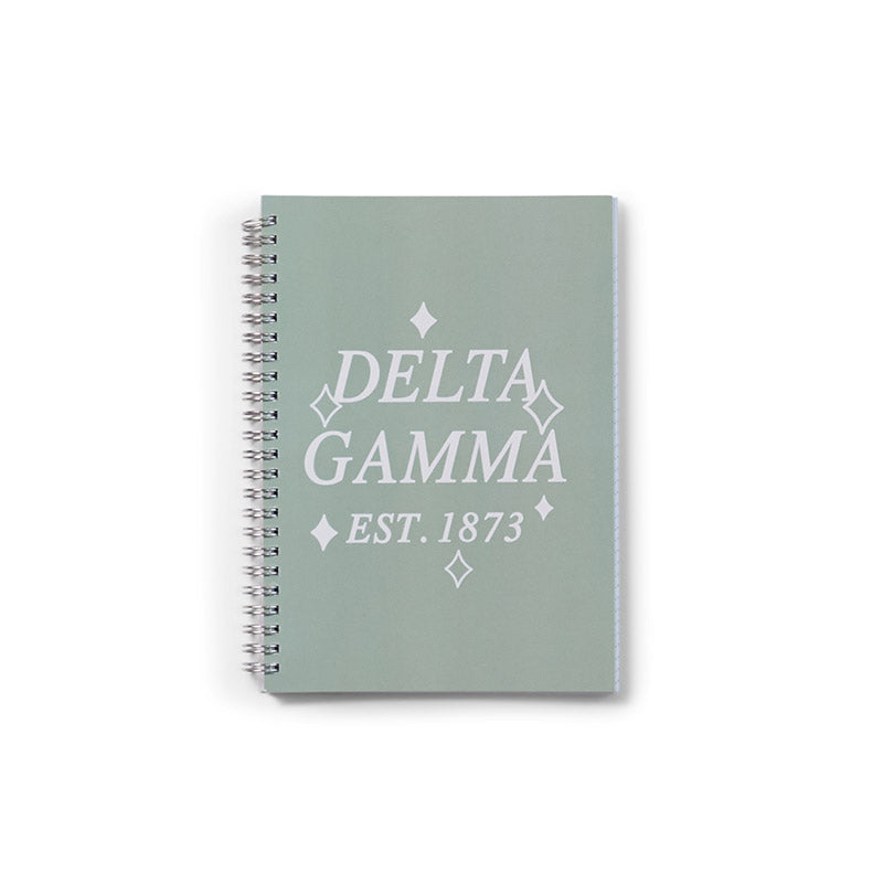 Green Sorority Notebook