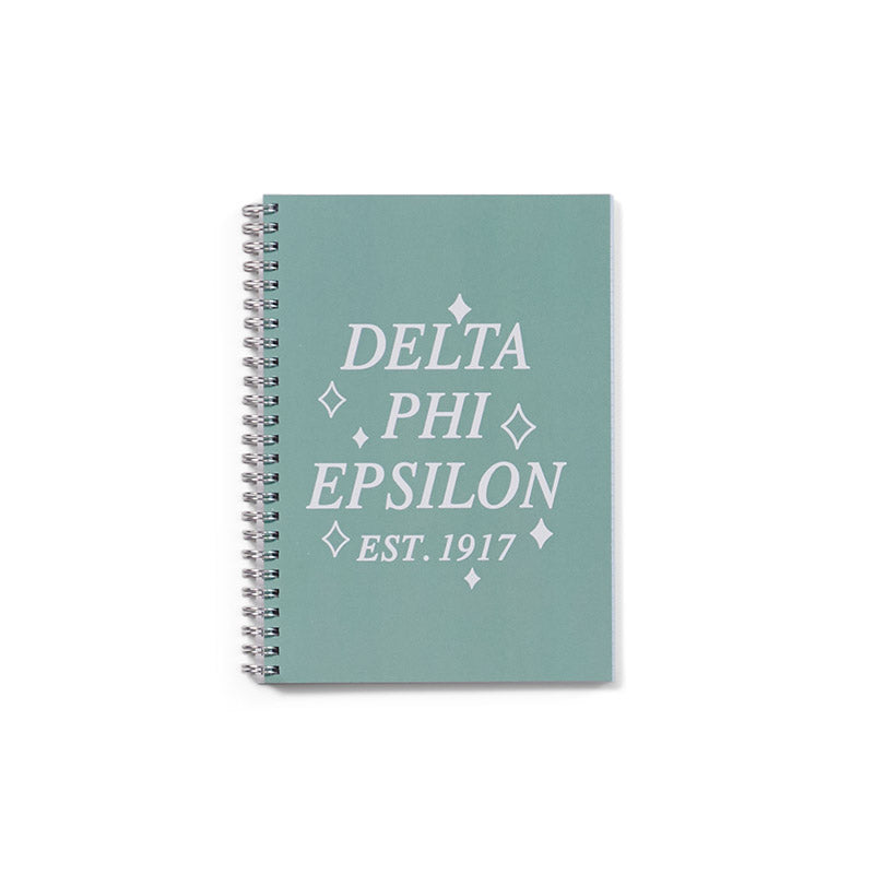 Green Sorority Notebook