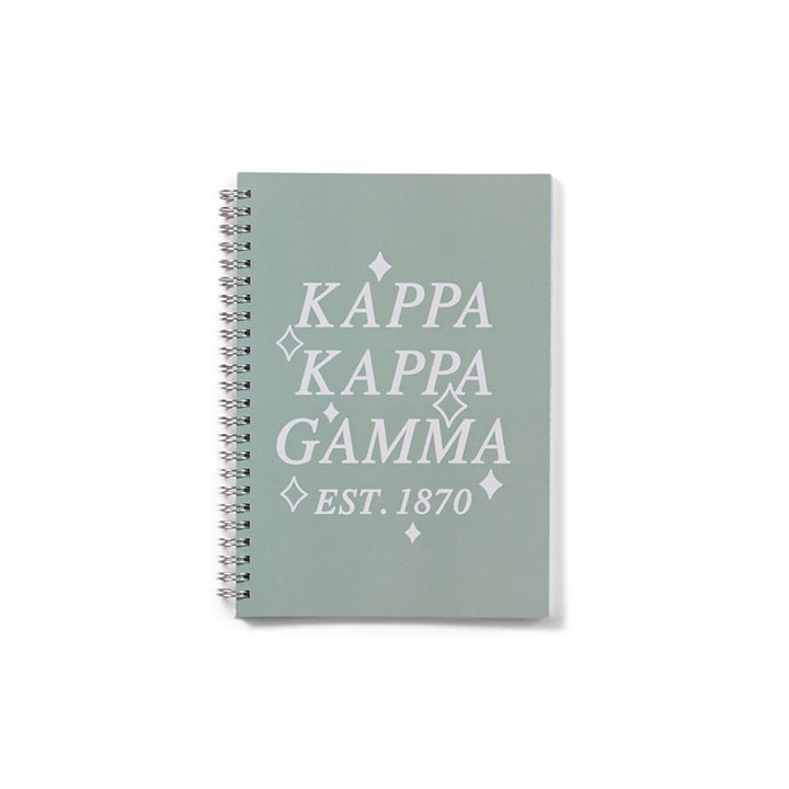 Green Sorority Notebook