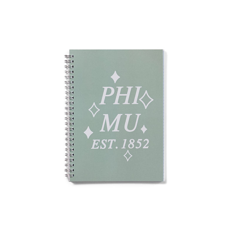 Green Sorority Notebook