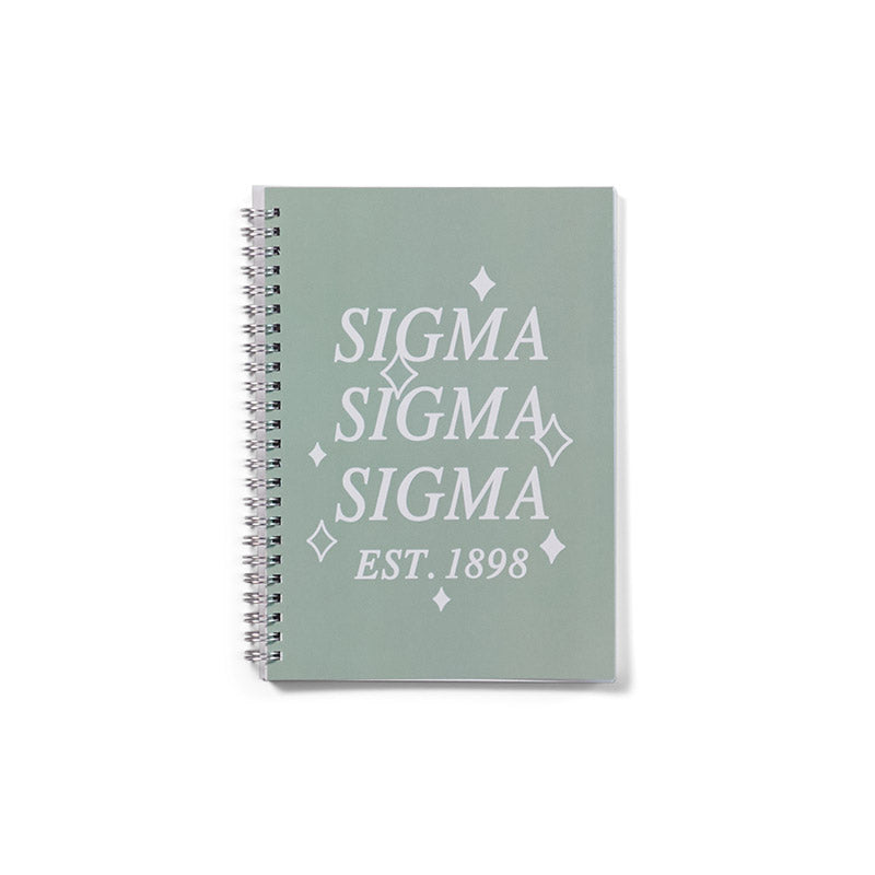 Green Sorority Notebook