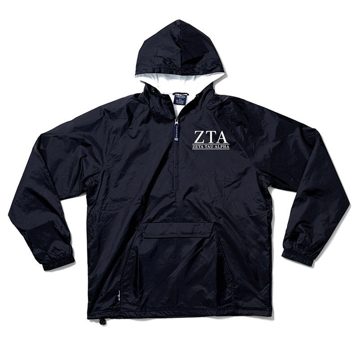 Classic Embroidered Sorority Rain Jacket - 2XL