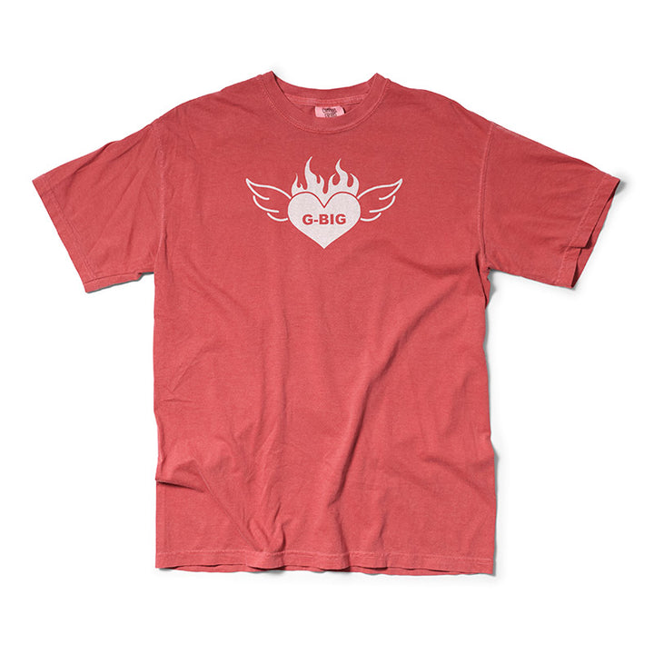 Flame Heart Red Family Tees