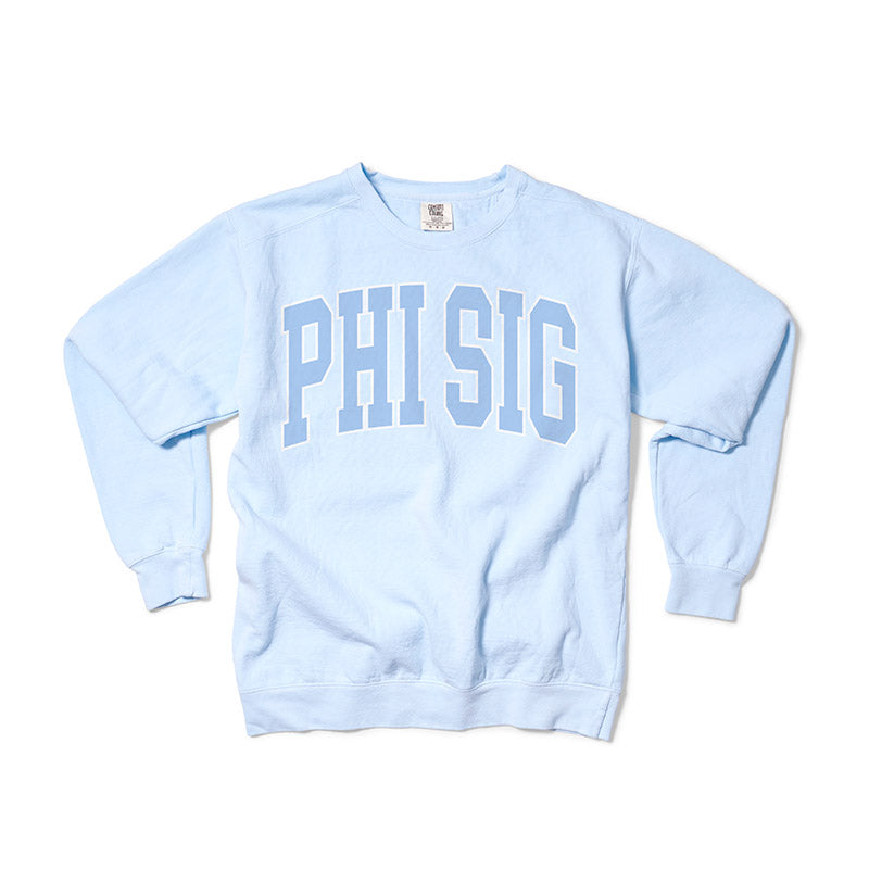 Sunkissed Coconut® Chambray Crewneck