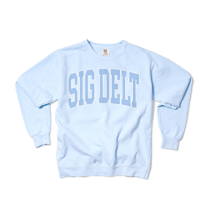 Sunkissed Coconut® Chambray Crewneck