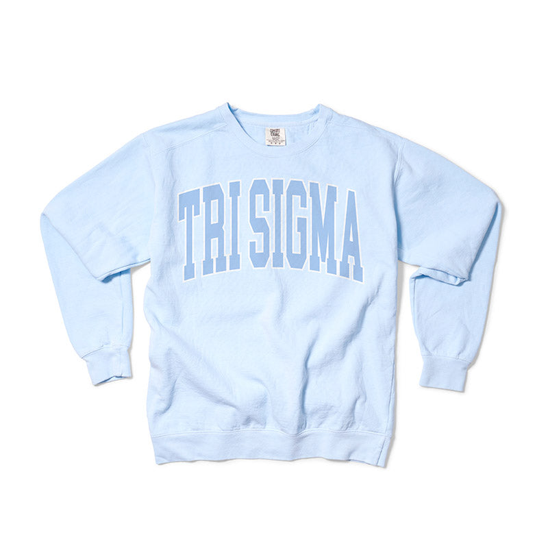 Sunkissed Coconut® Chambray Crewneck