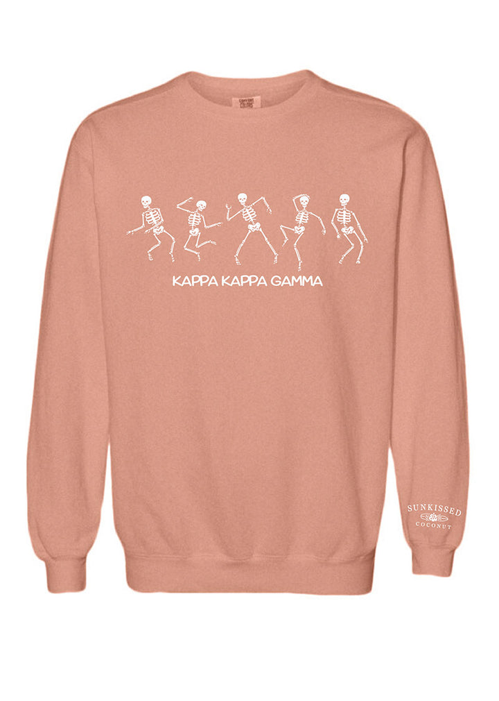 Sunkissed Coconut® Terracotta Skeleton Sorority Crewneck