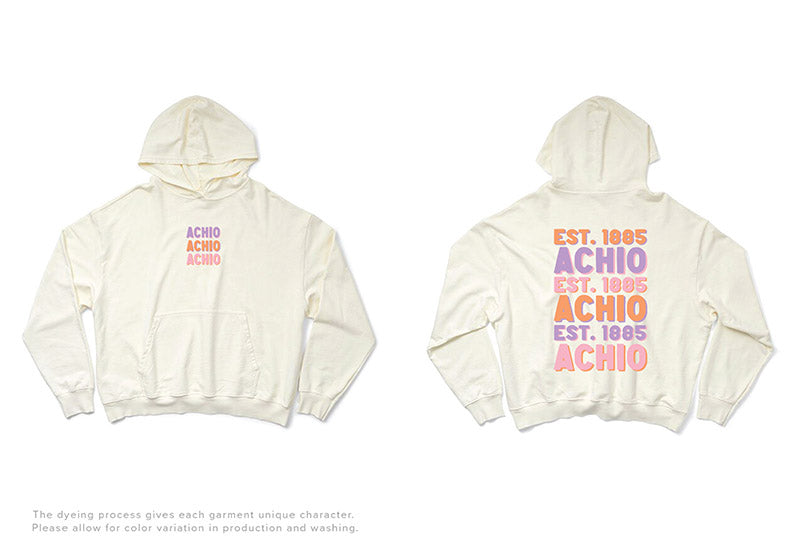 Pastel Stacked Vanilla Ice Light Weight Sorority Hoodie