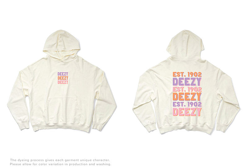Pastel Stacked Vanilla Ice Light Weight Sorority Hoodie