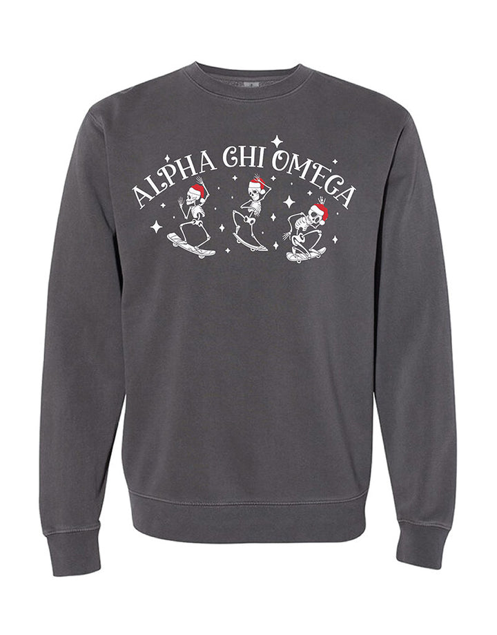 Santa Skeleton Sorority Crewneck