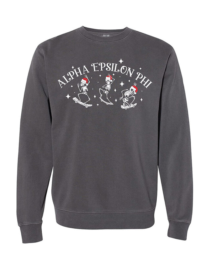 Santa Skeleton Sorority Crewneck