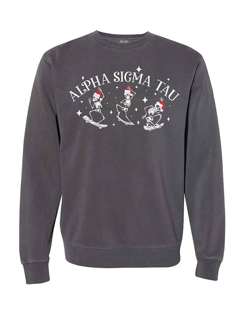 Santa Skeleton Sorority Crewneck