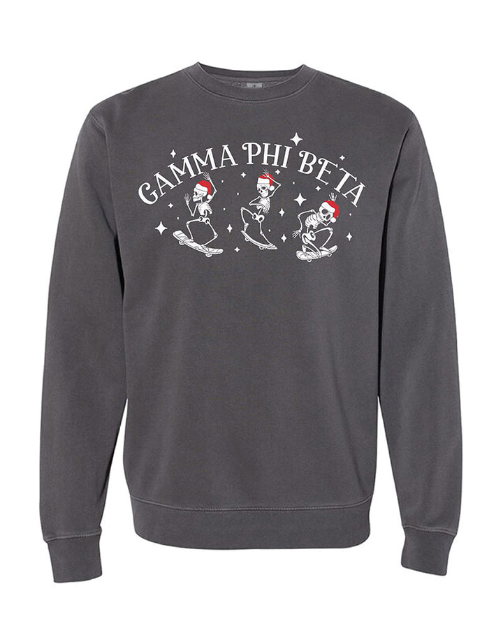 Santa Skeleton Sorority Crewneck